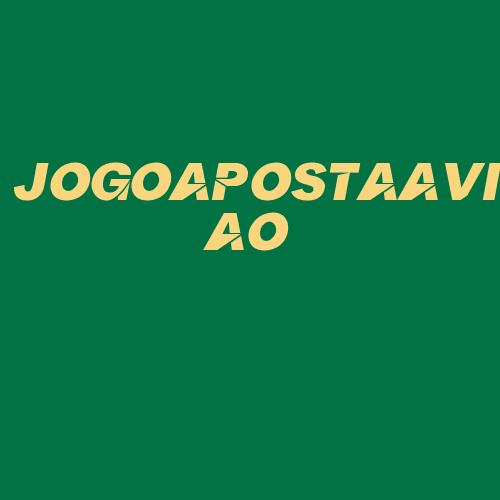 Logo da JOGOAPOSTAAVIAO